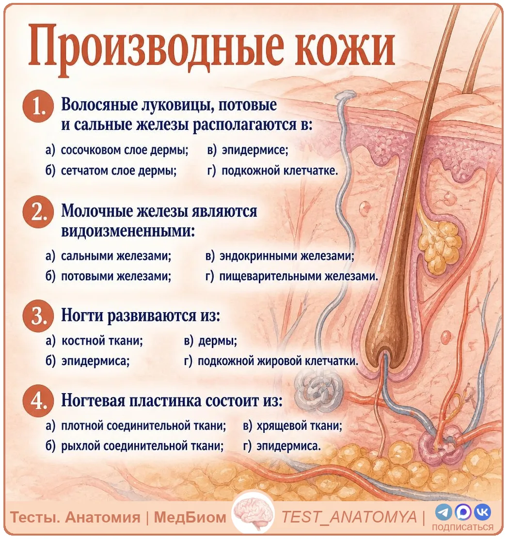 ❓Производные кожи