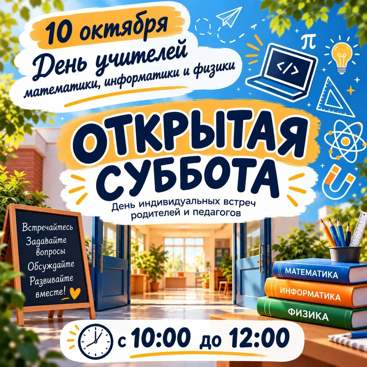 📢 Открытая суббота: диалог о главном