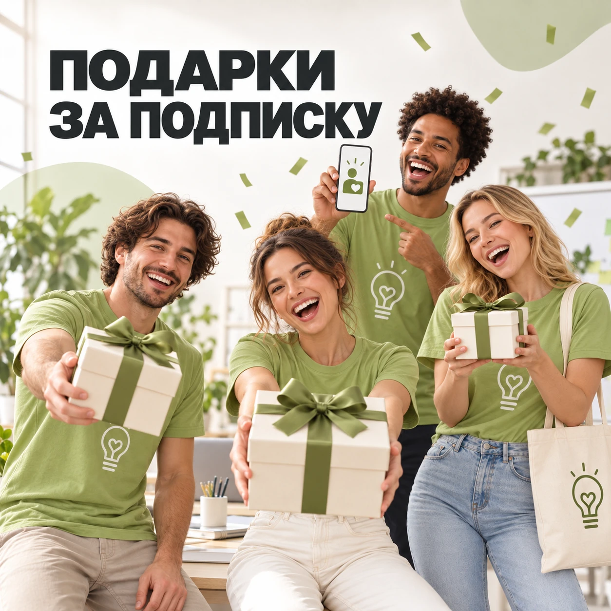 🎁 Дарим эврики за подписку на соцсети!