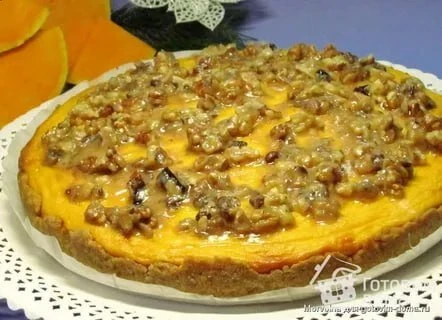 Тыквенный пирог с корицей и грецкими орехами 🎃🥧