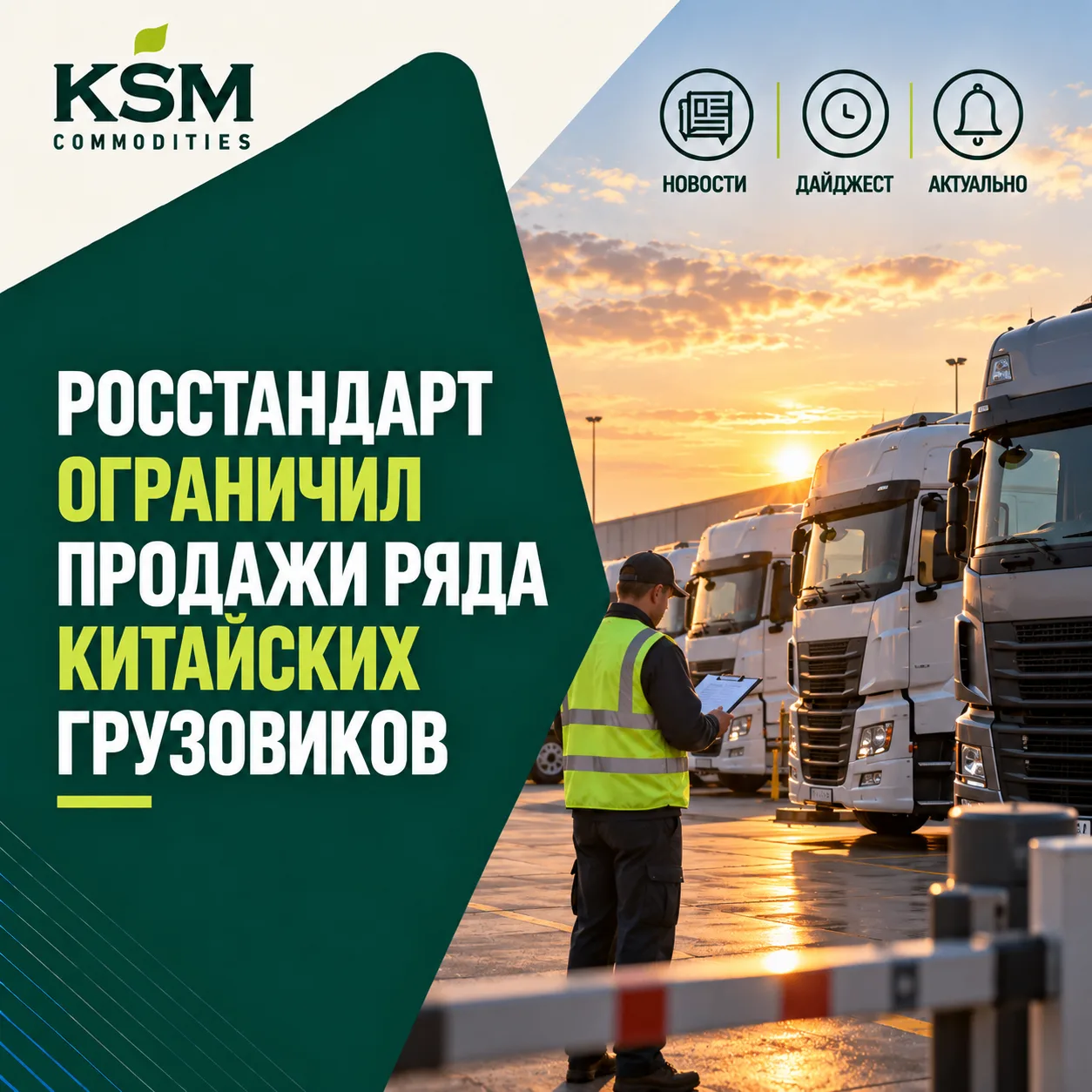🚫Росстандарт запретил продажи ряда китайских грузовиков и спецтехники в России