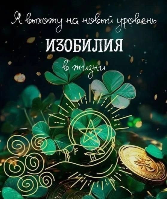 🍀 Практика на удачу в ночь с 9 на 10 октября