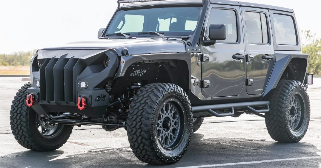 🛞 Американская экзотика: апокалиптичный Jeep Wrangler от SoFlo Customs