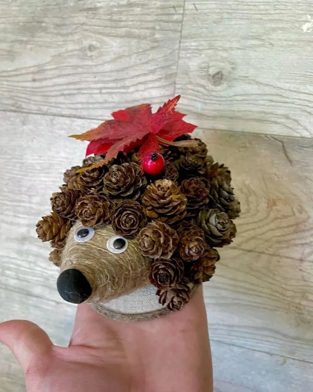 👼 Ежик из шишек 🦔