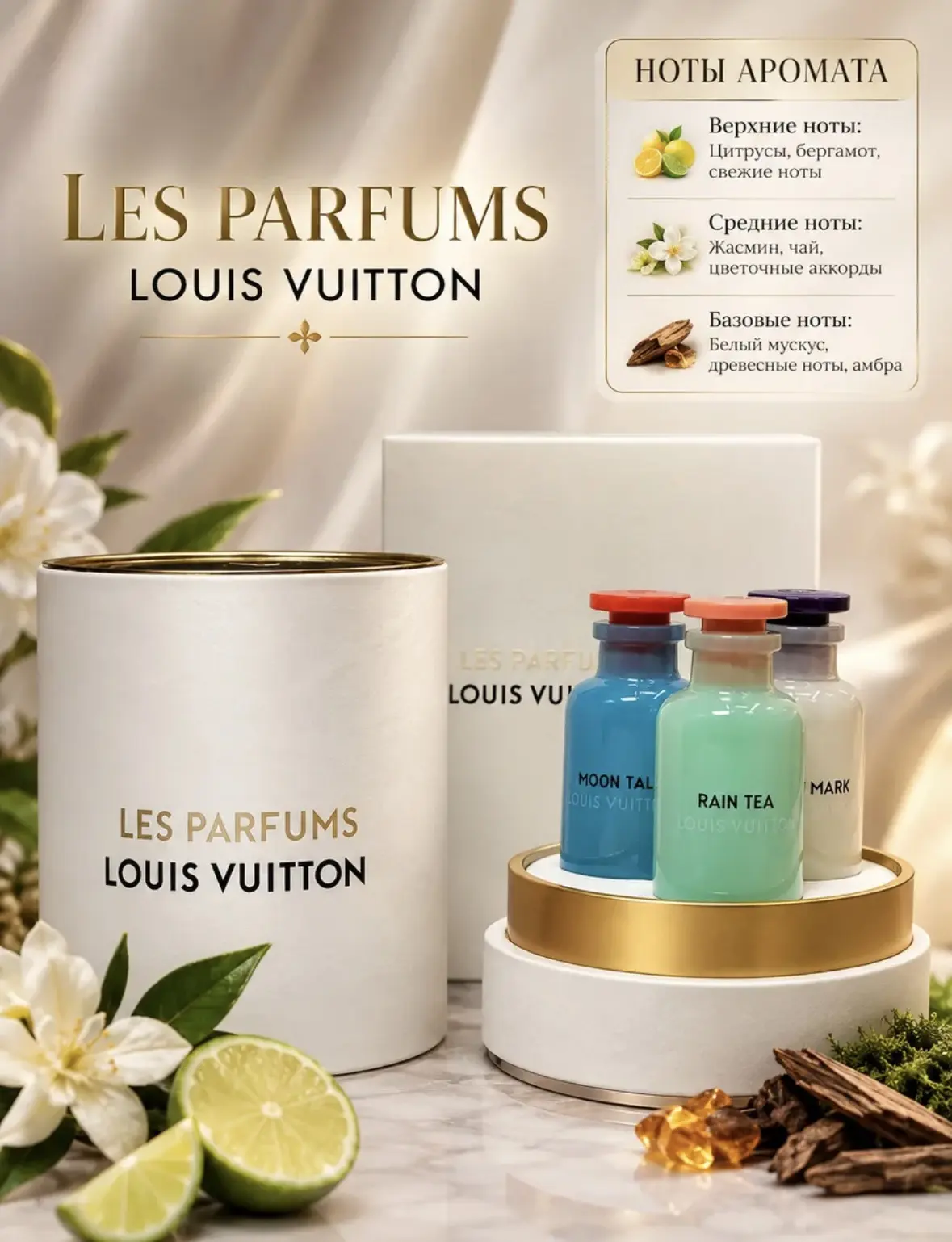 Набор миниатюр Les Parfums от легендарного модного дома Louis Vuitton!