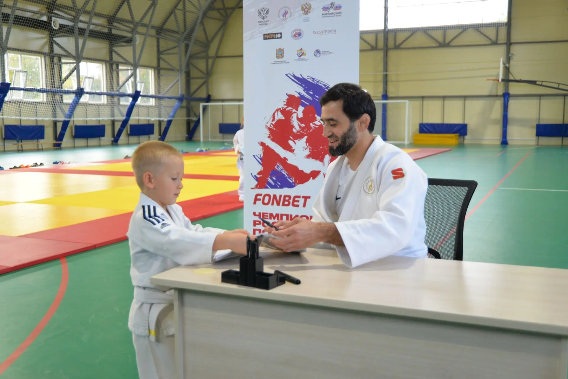 На одном татами с олимпийским чемпионом