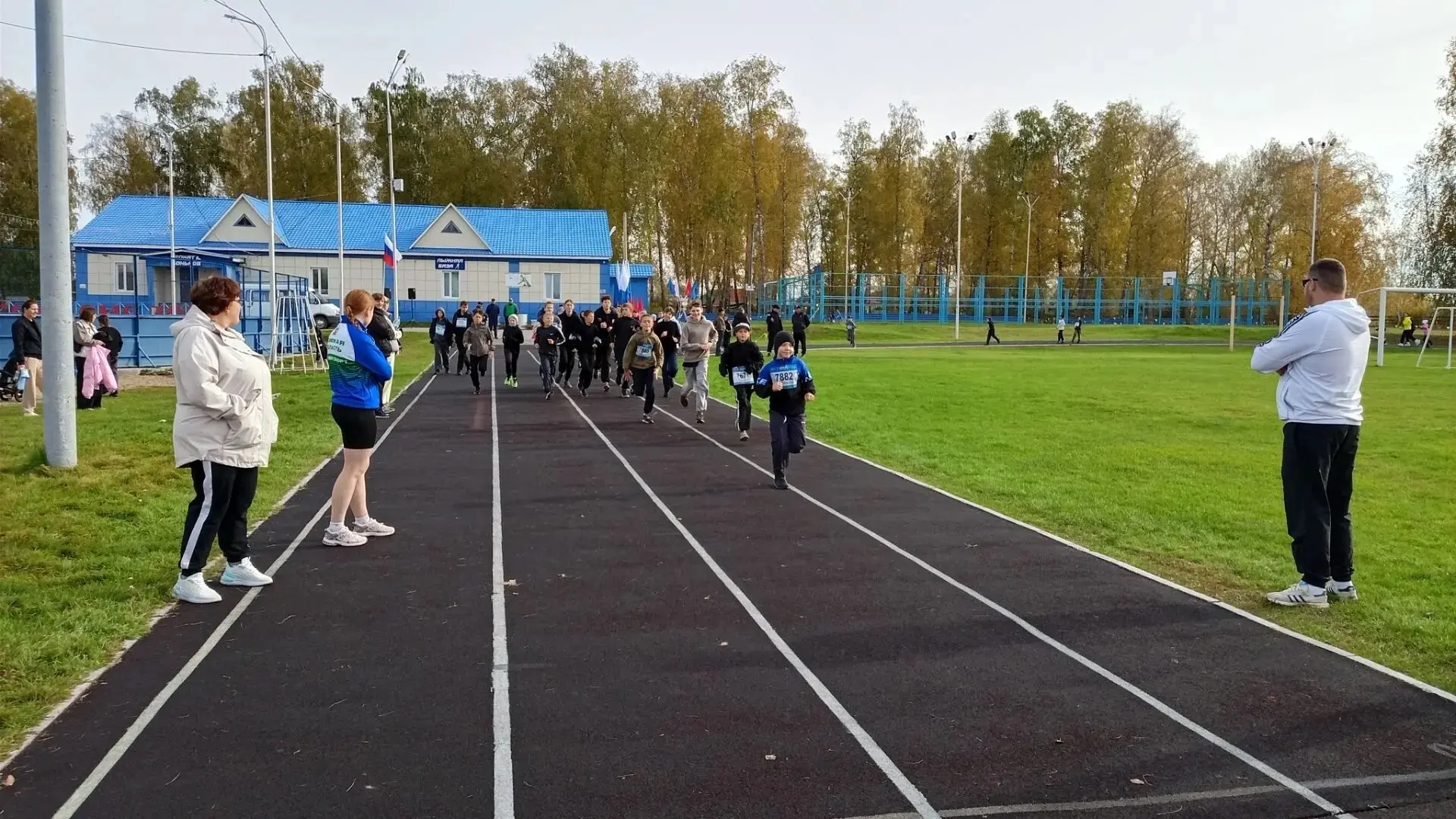 📍На центральной площадке в с. Первомайское на стадионе "Комсомолец" были даны старты п...