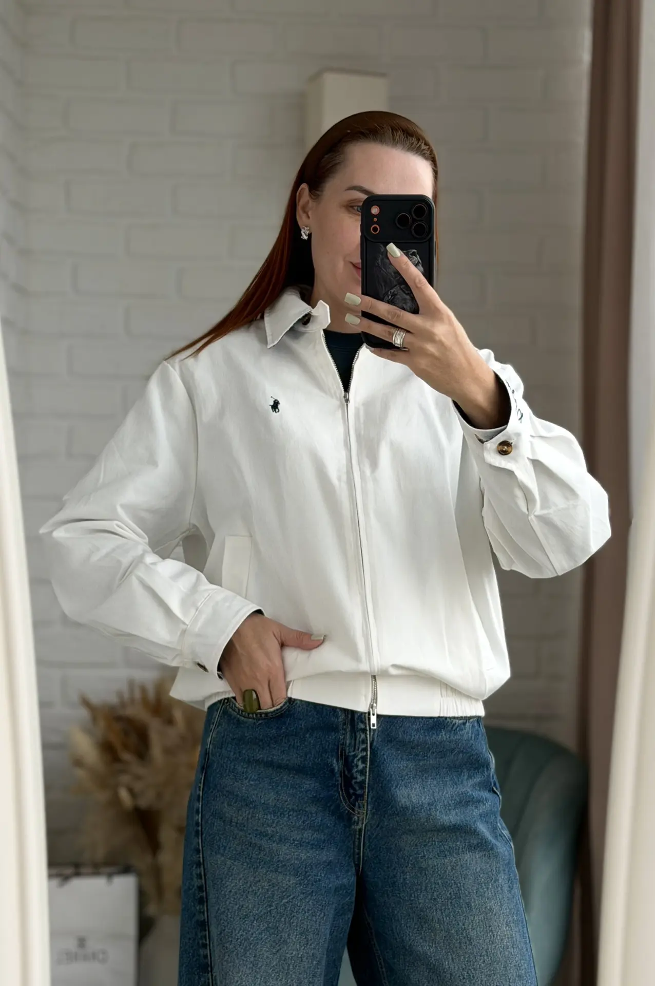Хлопковый бомбер с бирками  POLO 🤍