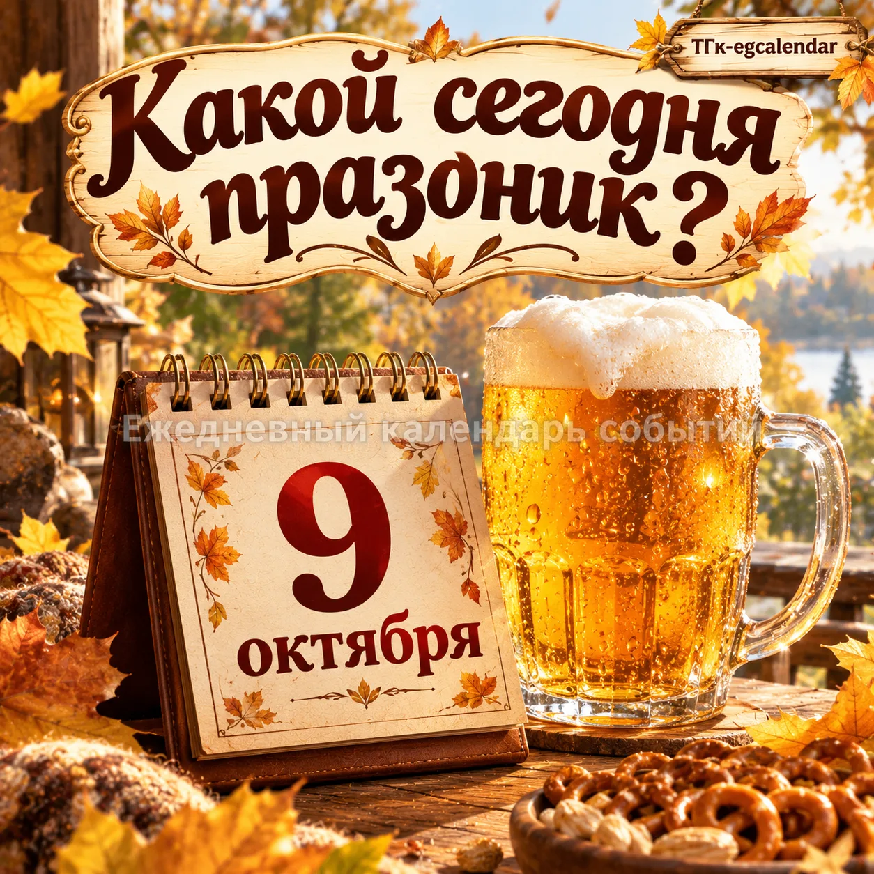 🗓9 октября 2026 года, пятница