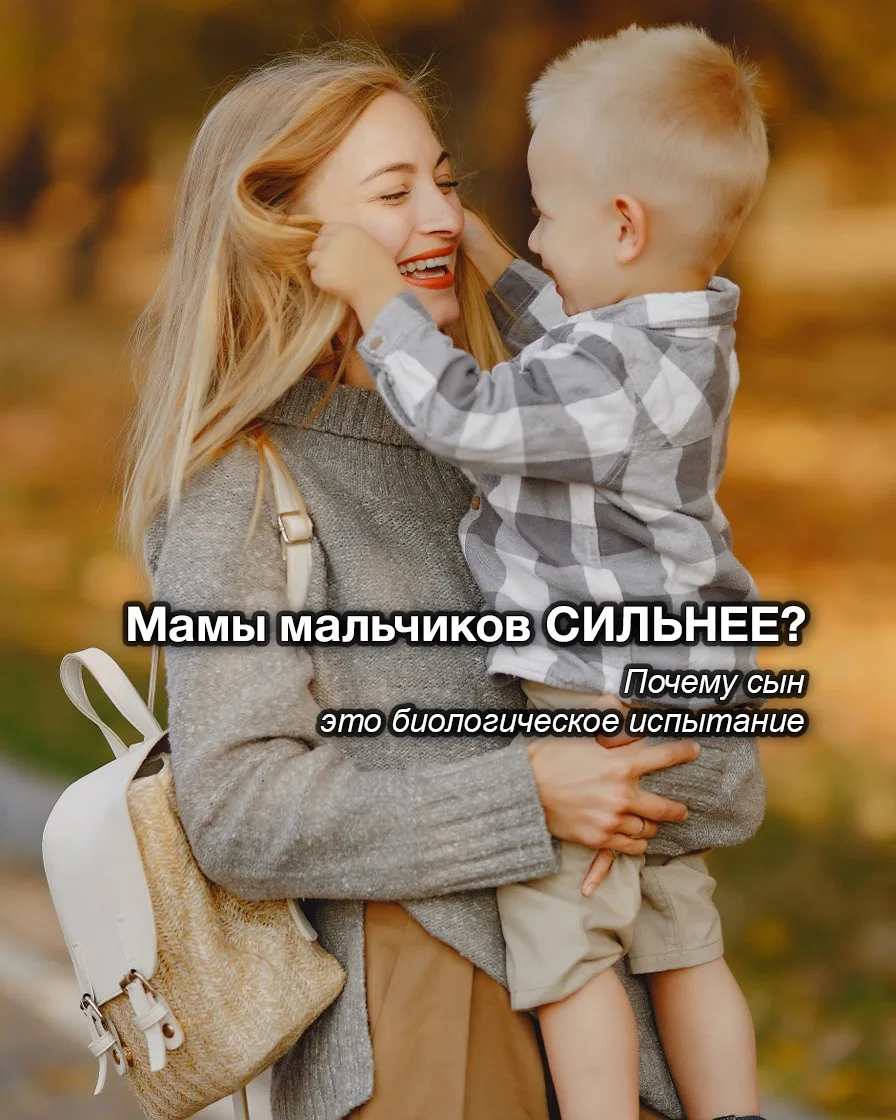 Мамы мальчиков СИЛЬНЕЕ? Почему сын — это биологическое испытание