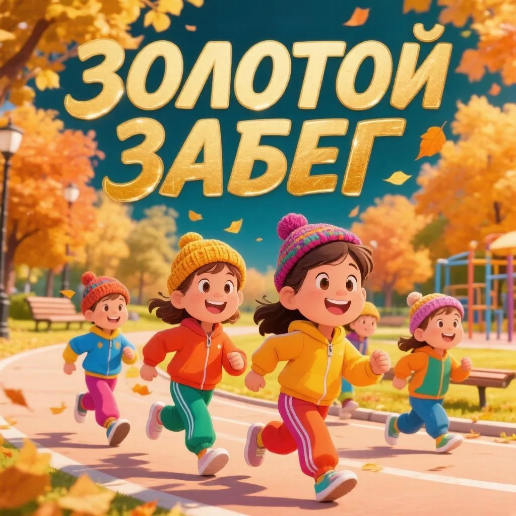 «Золотой забег» в детском саду! 🍂🏆🏃