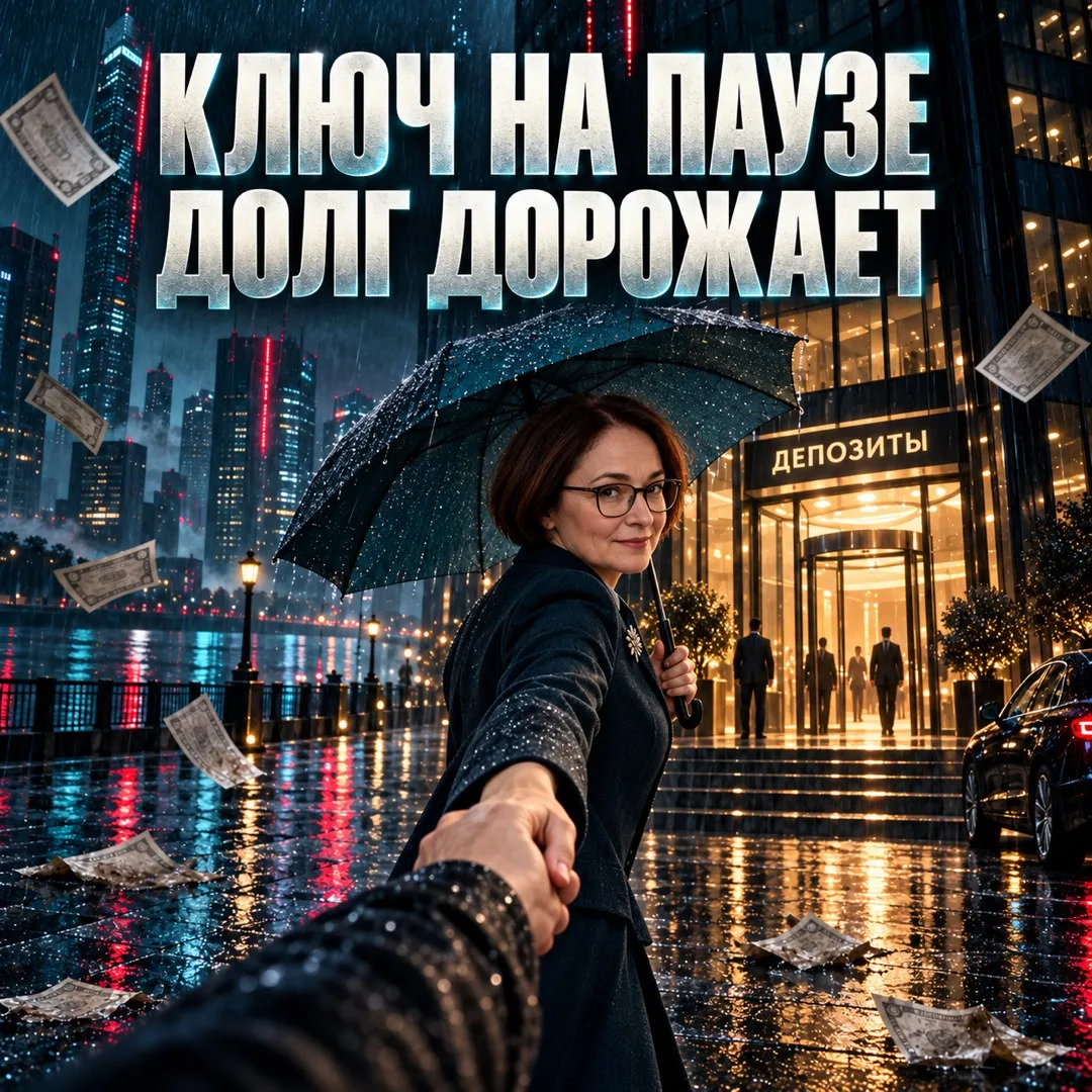 🏦 Ключ на паузе, а долг дорожает.