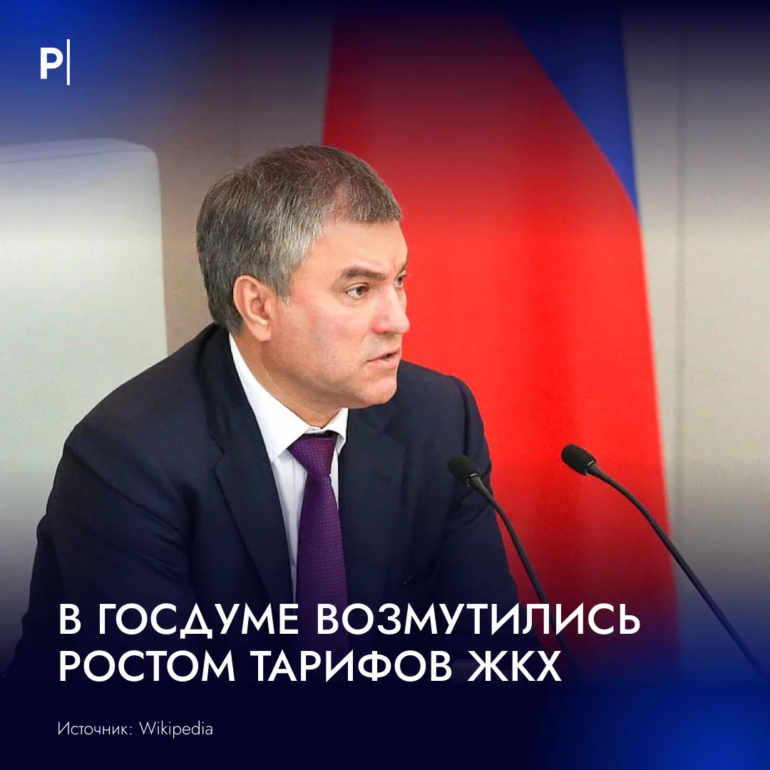 «Нет совести у тех, кто это делает», — спикер Госдумы Володин высказался о росте тарифо...