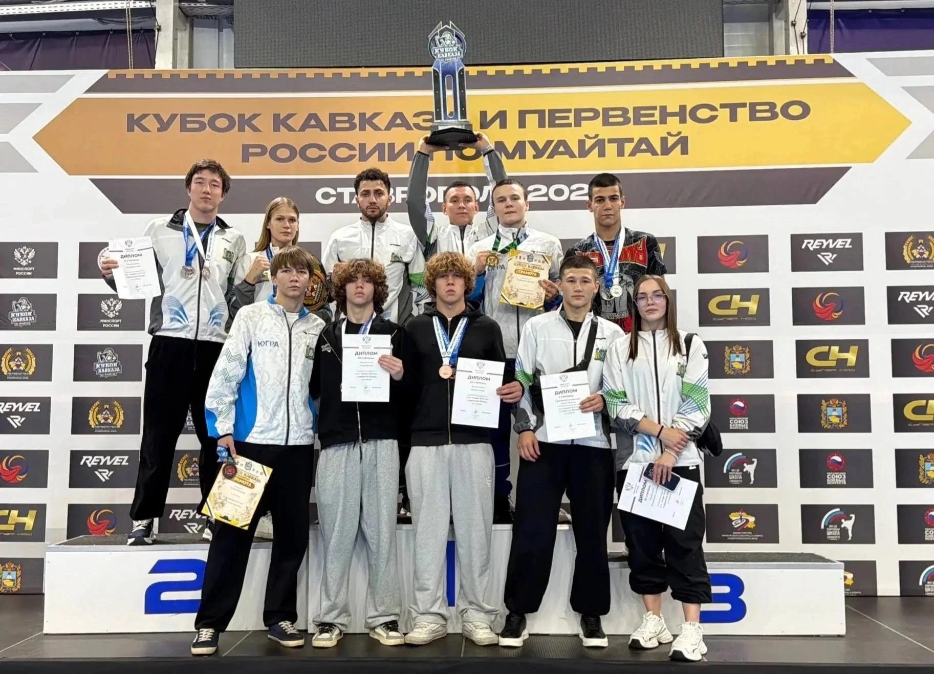 Югра заняла второе общекомандное место на первенстве России по муайтай