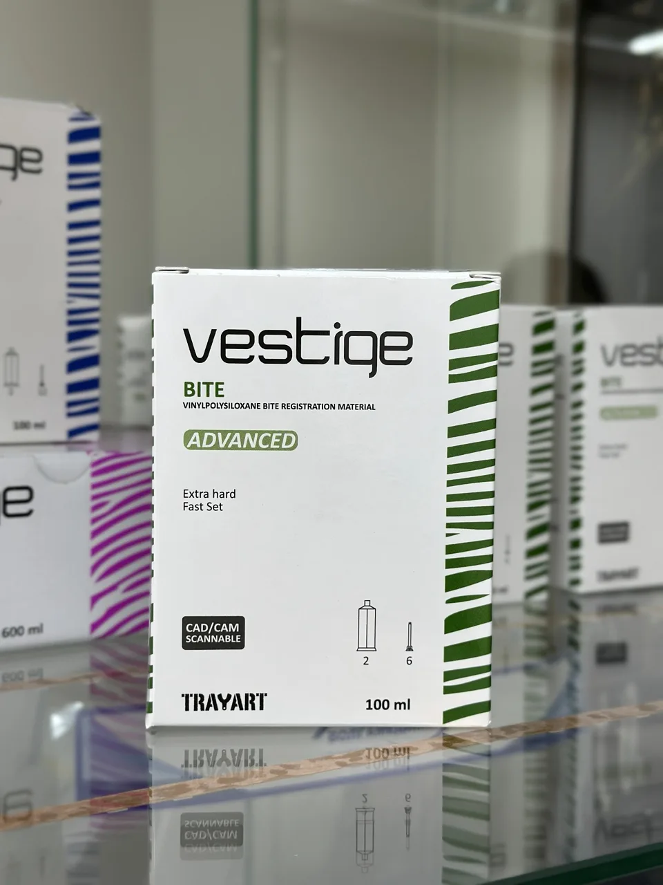 VESTIGE BITE, TRAYART — А-силикон для регистрации прикуса