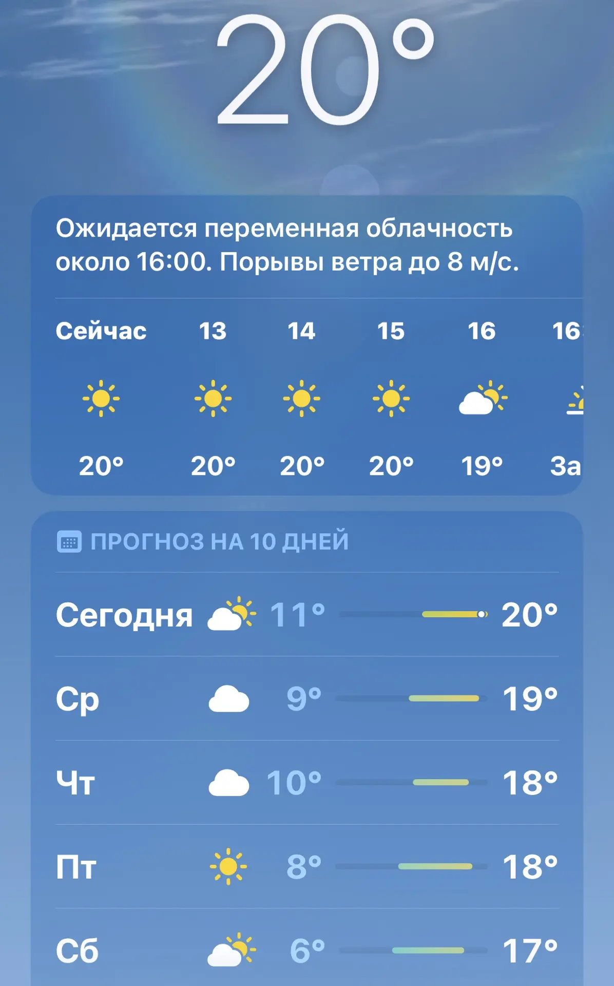 Погода радует) Надо заканчивать работу и выбираться на улицу)