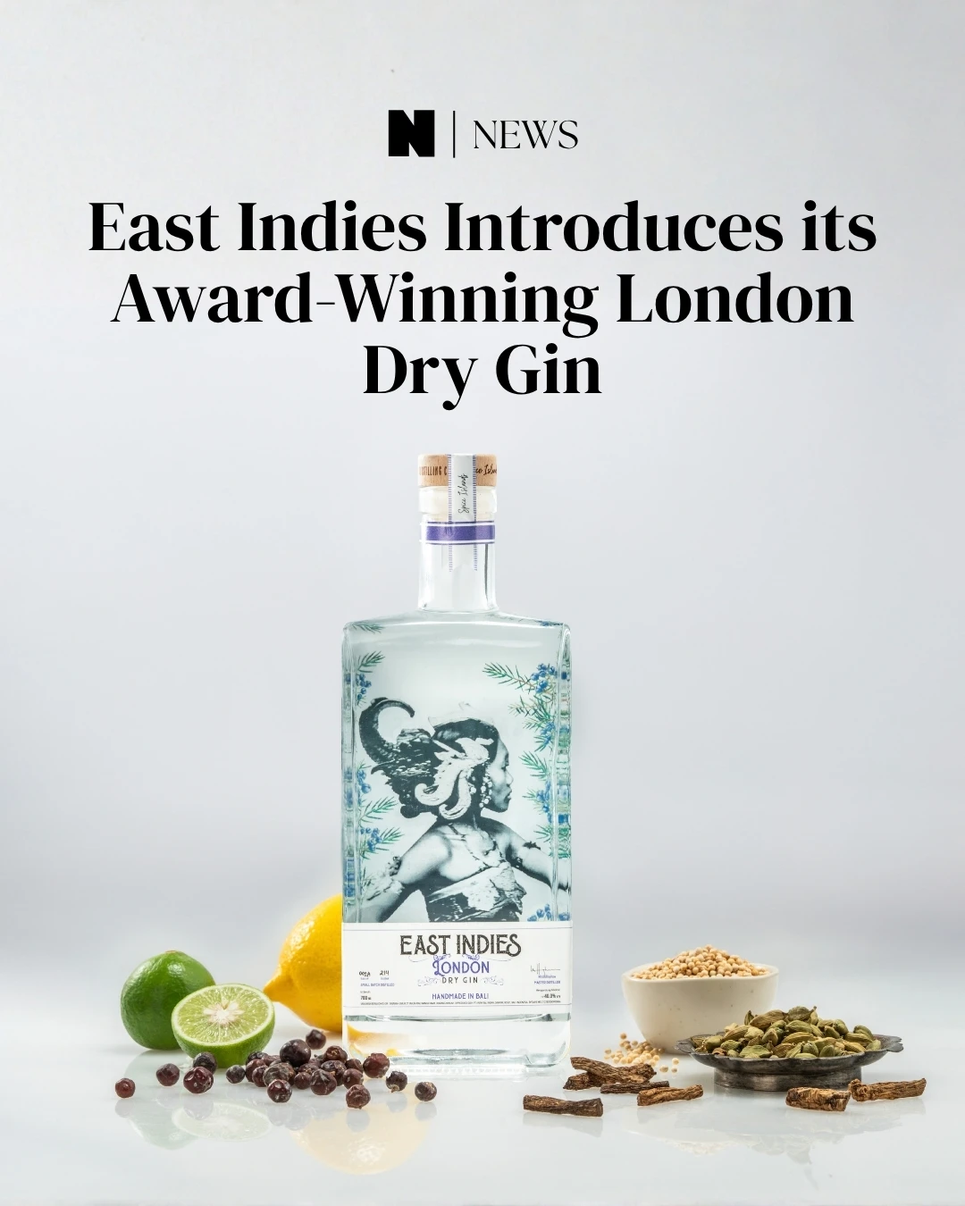 🇮🇩 EAST INDIEES LONDON DRY GIN (40% abv)