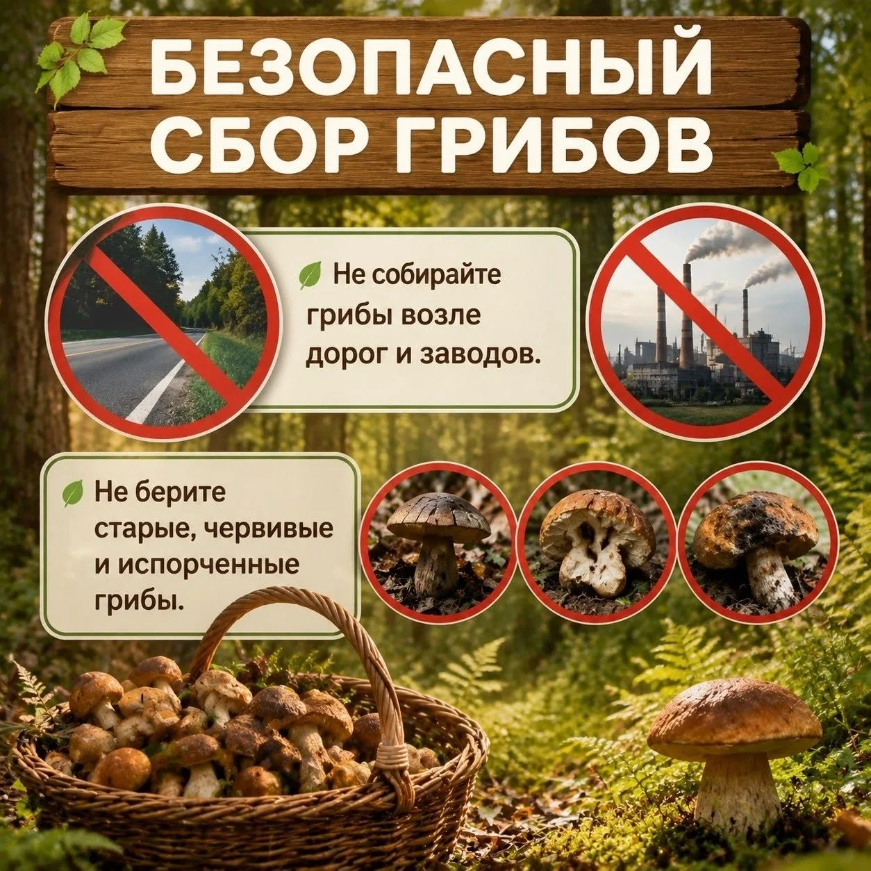 Октябрь — разгар грибного сезона, но именно в это время риск отравления выше всего из-з...