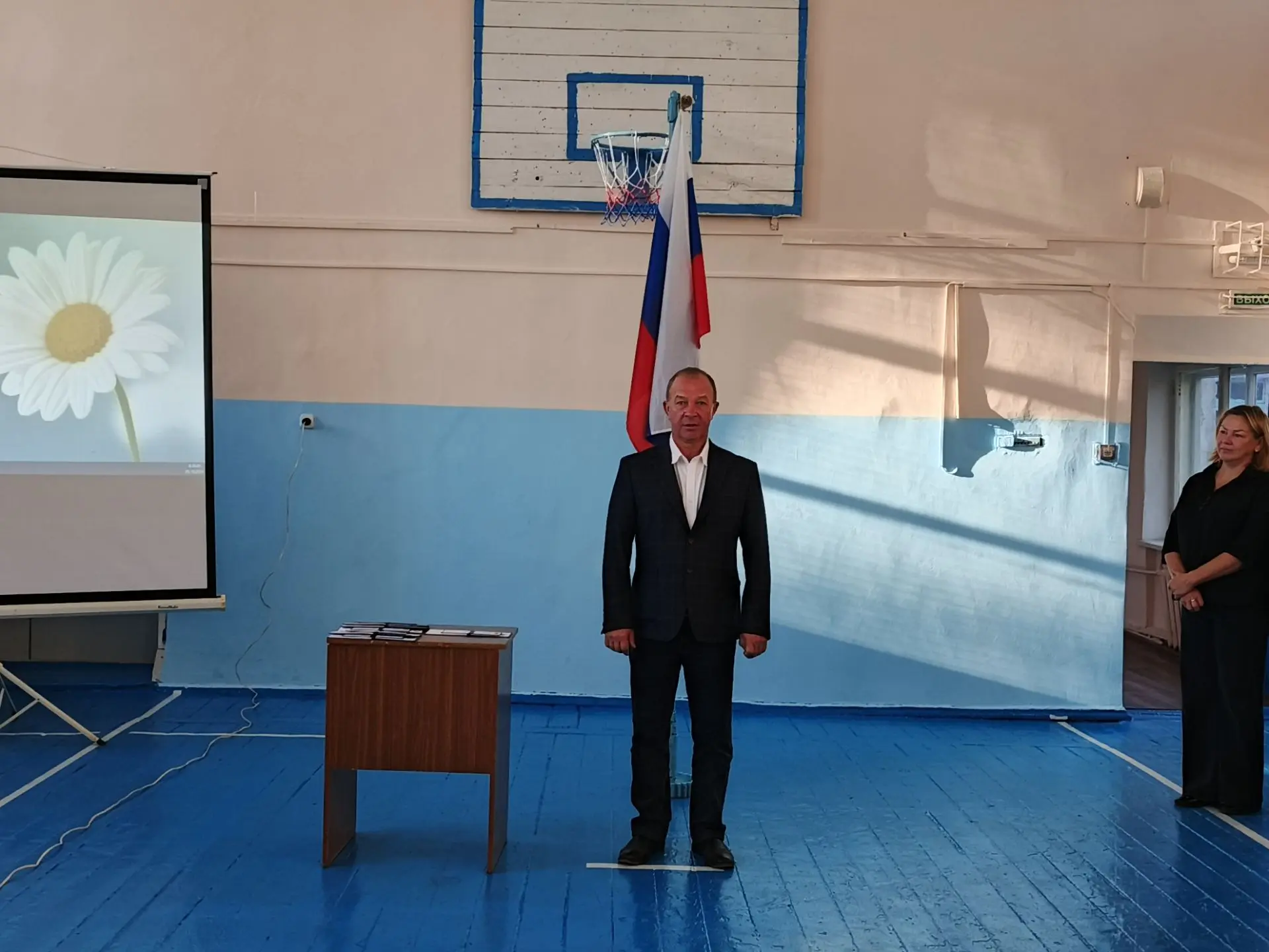 Сегодня в Старомайнском технологическом техникуме прошла линейка, ознаменовавшая начало...