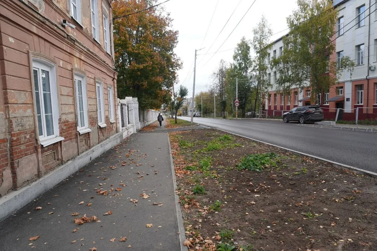 В Сарапуле завершился ремонт ул. Гагарина. Общая протяженность обновленного участка – 1...