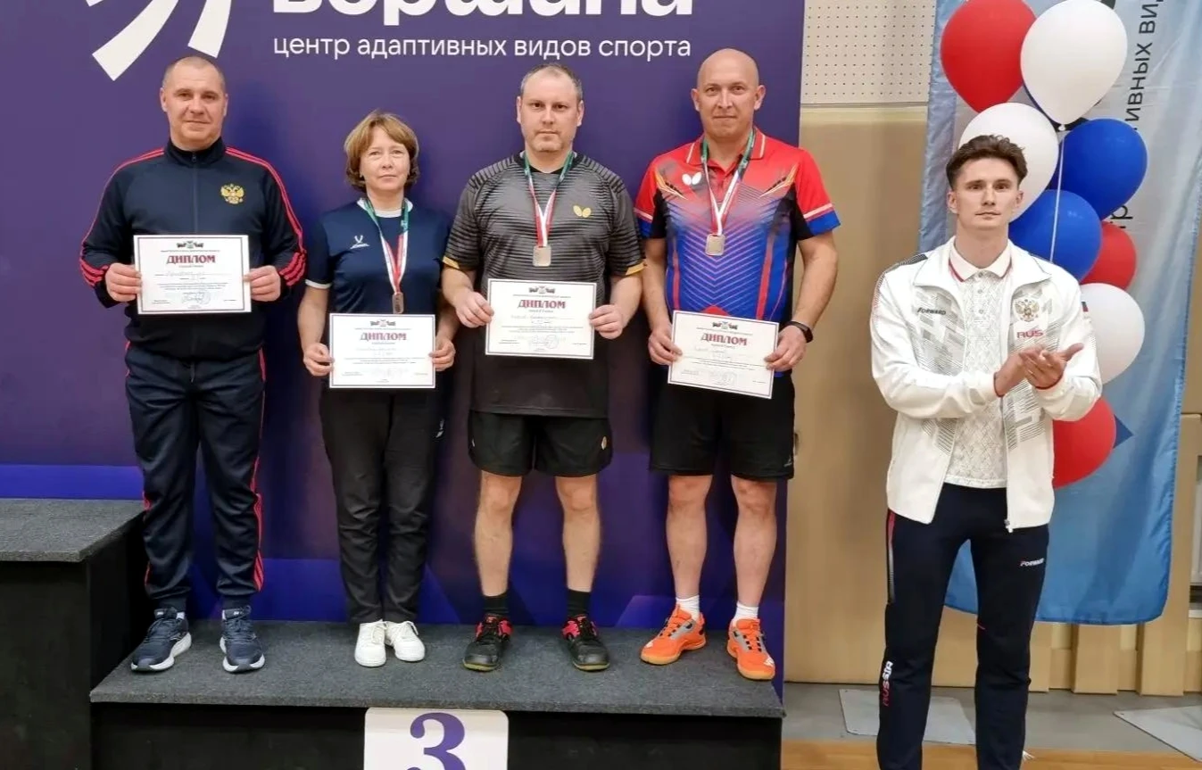 🏓 Наши теннисисты впервые стали призёрами областной спартакиады!