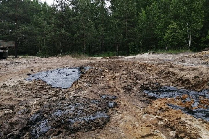 🚨 В Нижнем Новгороде готовят к ликвидации опасный пруд с кислыми гудронами.