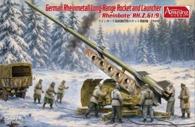 Ещё одна новинка, на этот раз от Amusing hobby: немецкая дальнобойная ракета «Рейнбот»,...