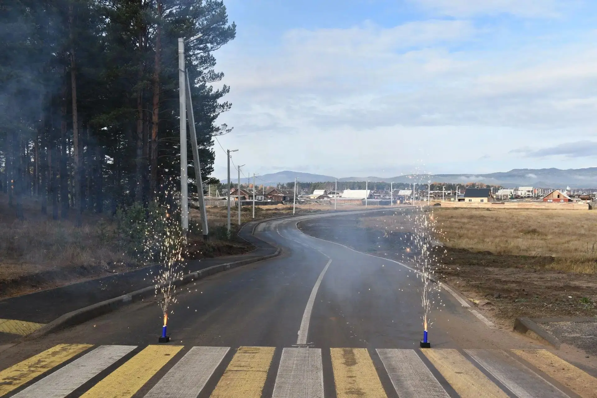 🛣 В Бурятии в селе Турунтаево открыли обновлённую улицу