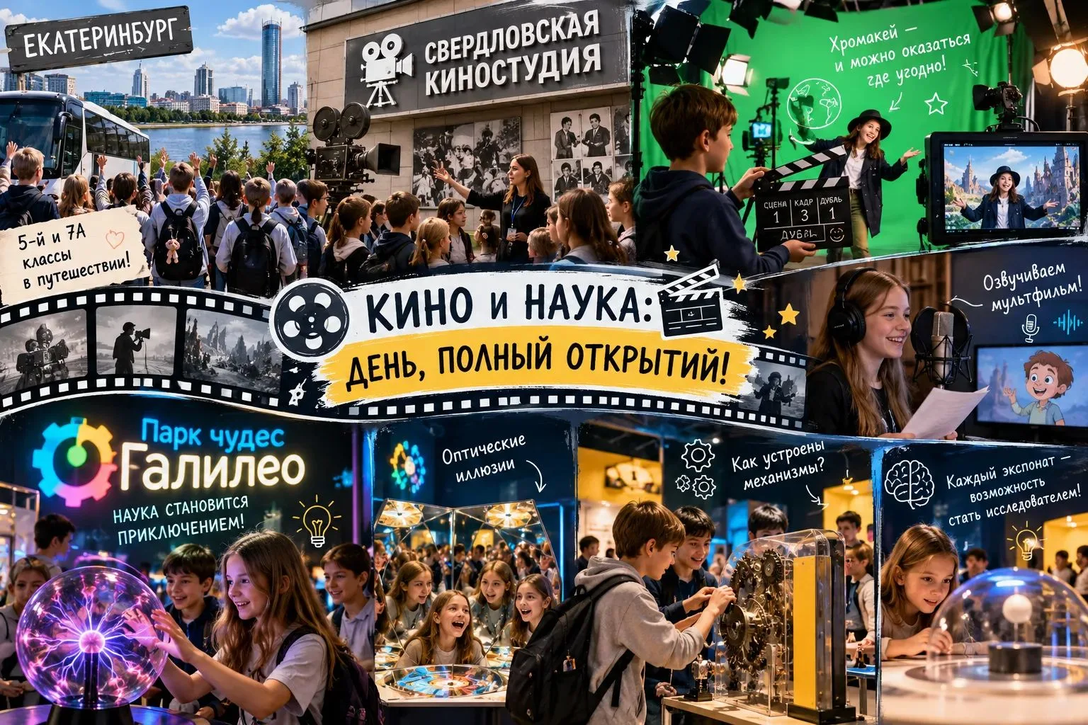 🎉 Кино и наука: день, полный открытий! 🎉
