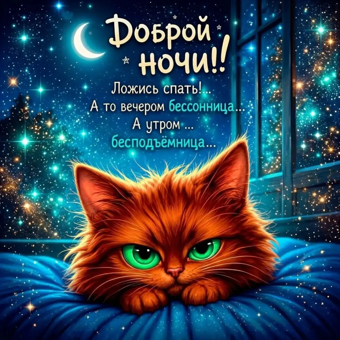 Спокойной ночи!😴
