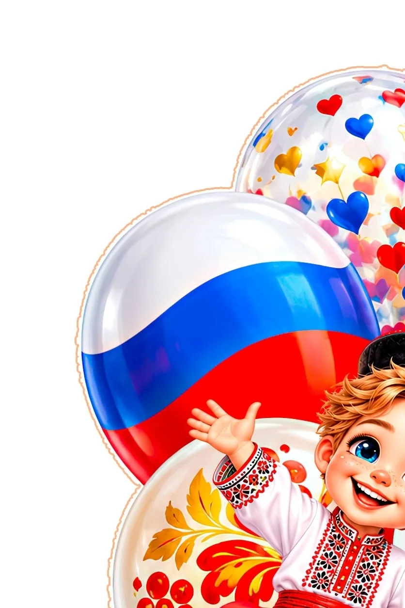 Для оформления пространства к празднику "Народы России".