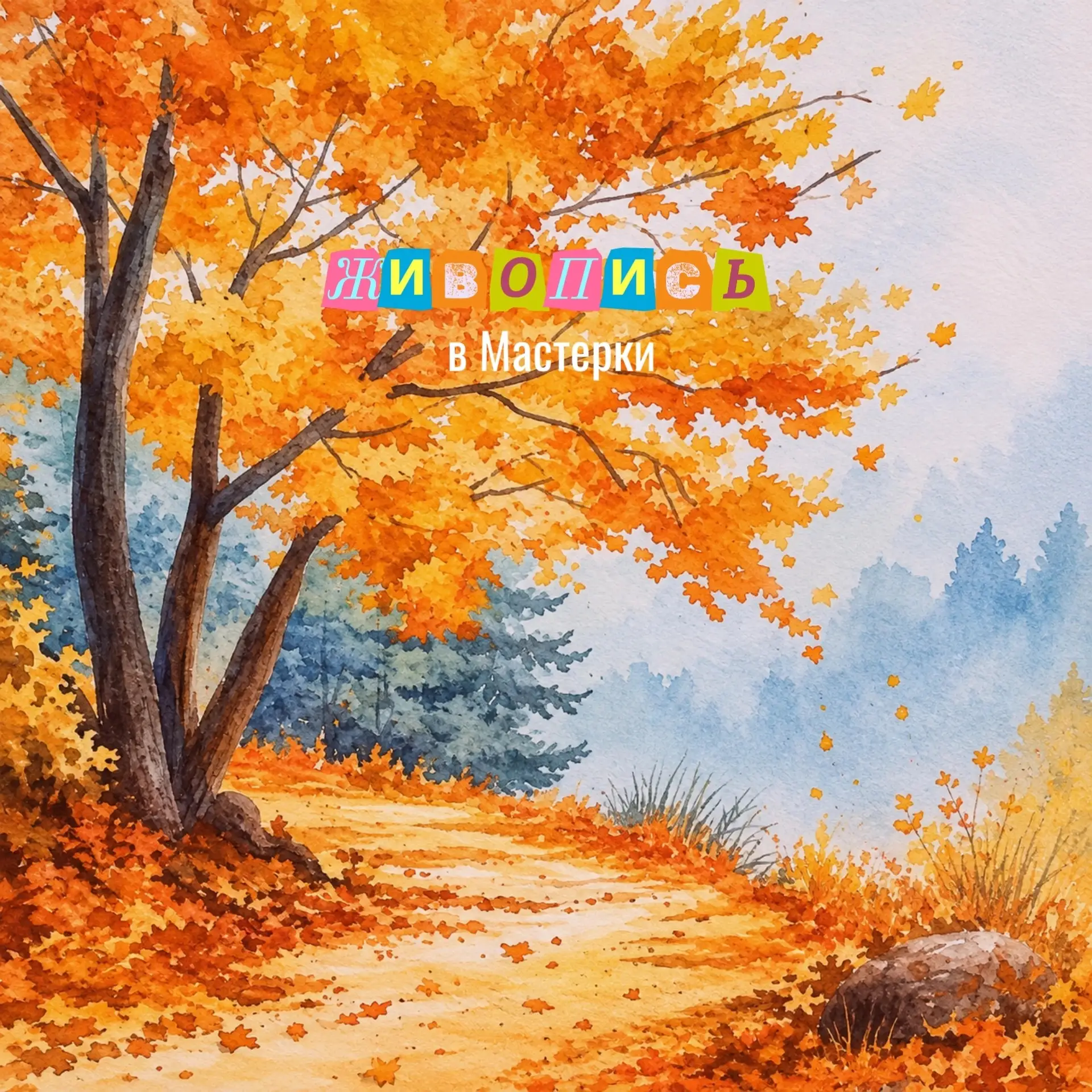 🍂Осень акварелью🍂