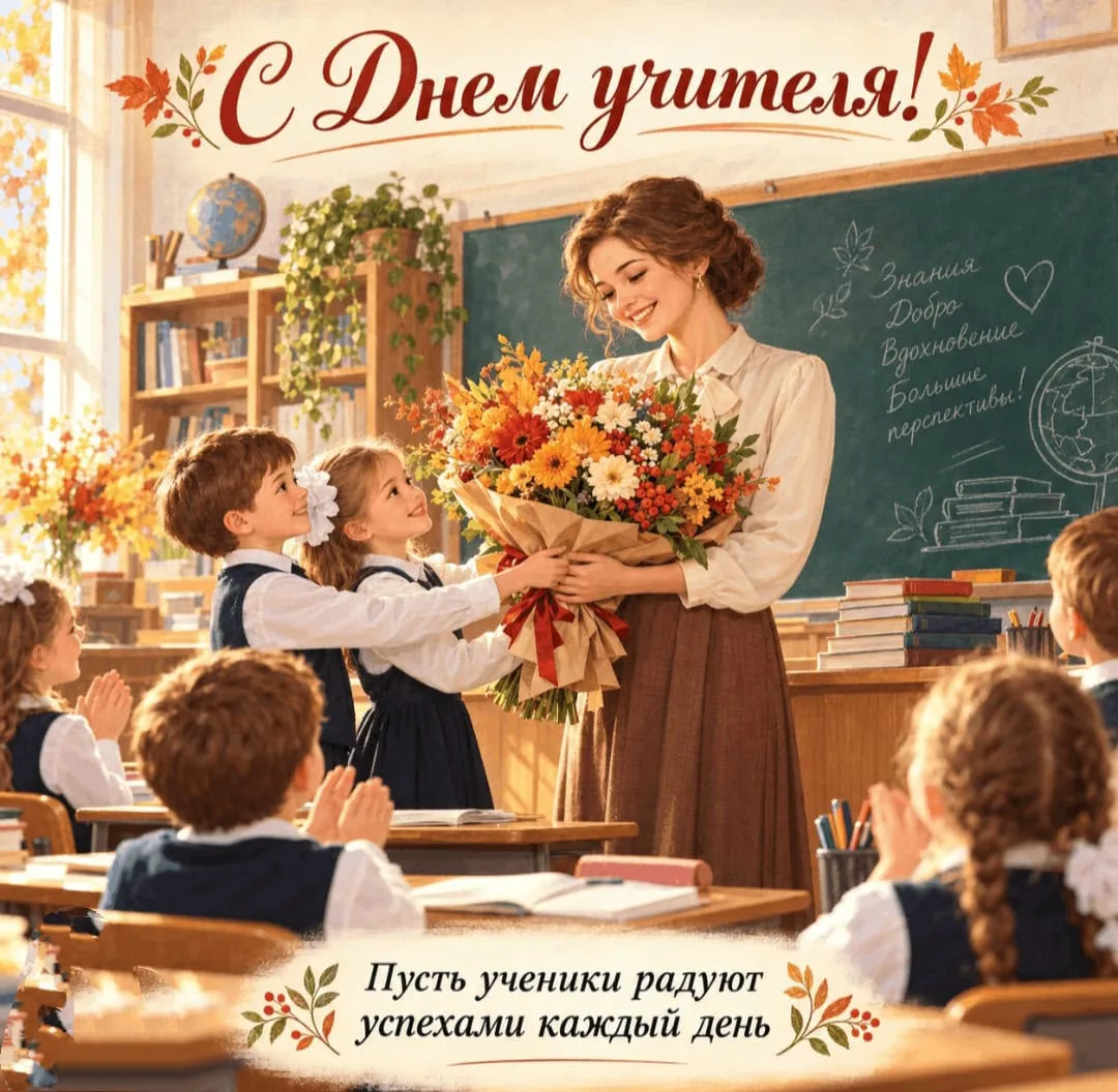 🎉 С Днём учителя! 🎉