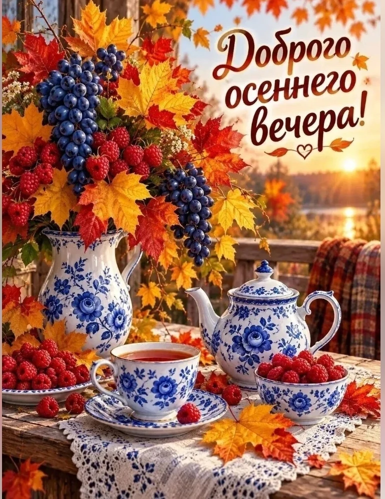 Вечерние интересные открытки 🧡💛💙