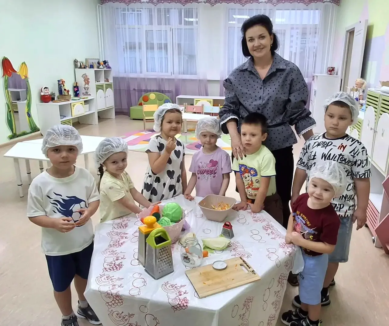 🥗 Витаминное приключение в группе «Медвежата»! 🐻