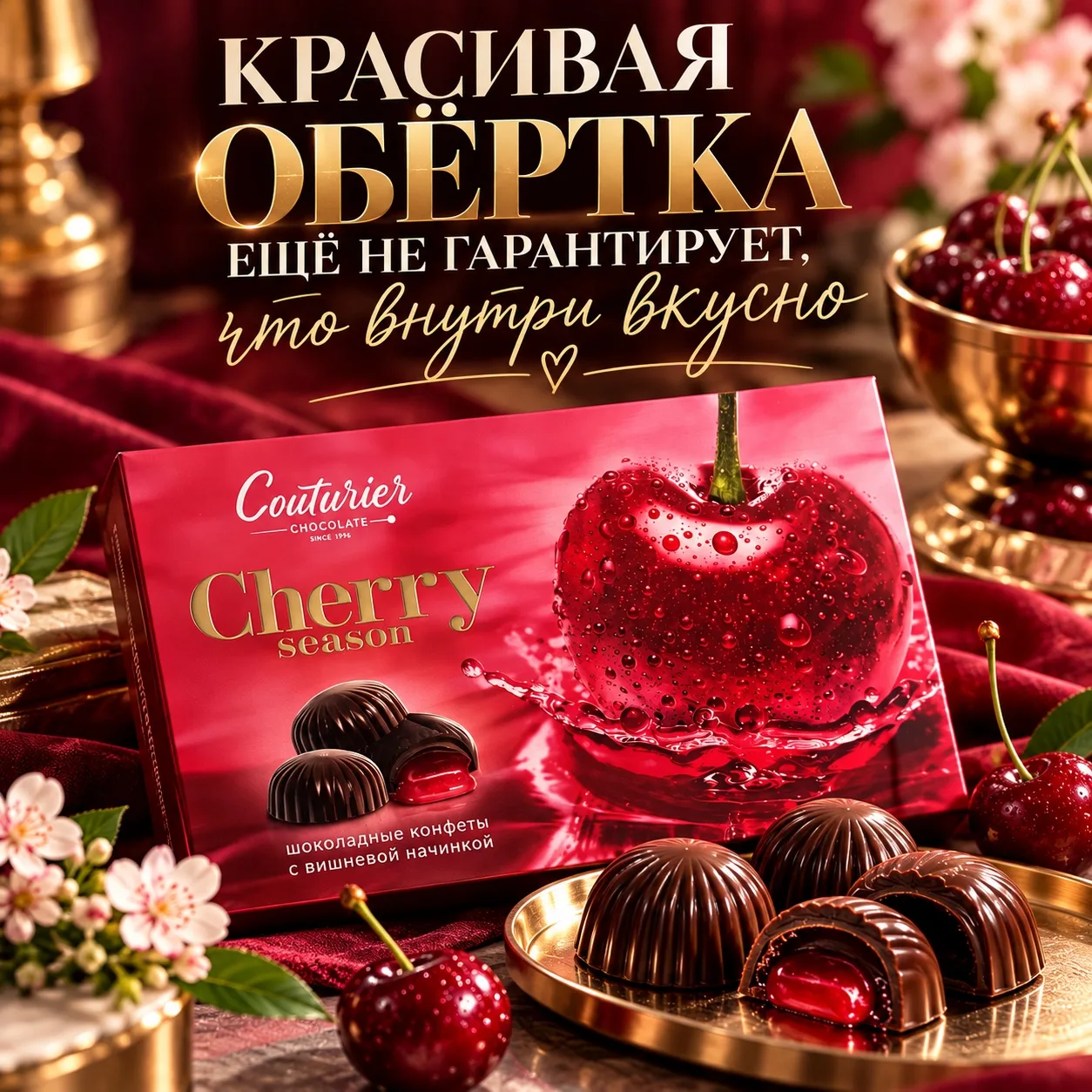 КРАСИВАЯ ОБЁРТКА ЕЩЁ НЕ ГАРАНТИРУЕТ, ЧТО ВНУТРИ ВКУСНО 🍒