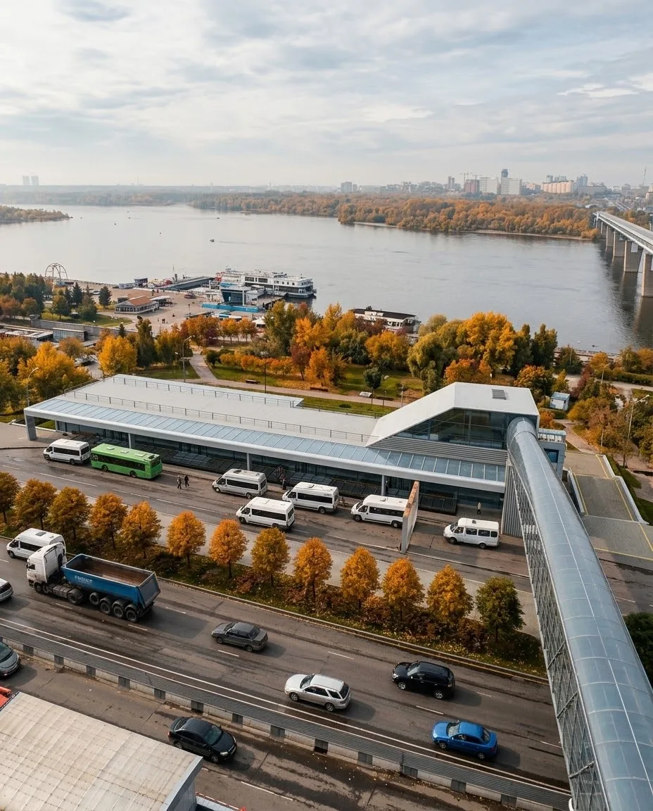 🚐 В Новосибирске обновят транспортный узел на Речном вокзале