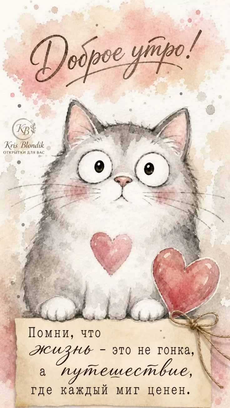 🥰 Ставьте реакции и делитесь открыткой с близкими ❤️