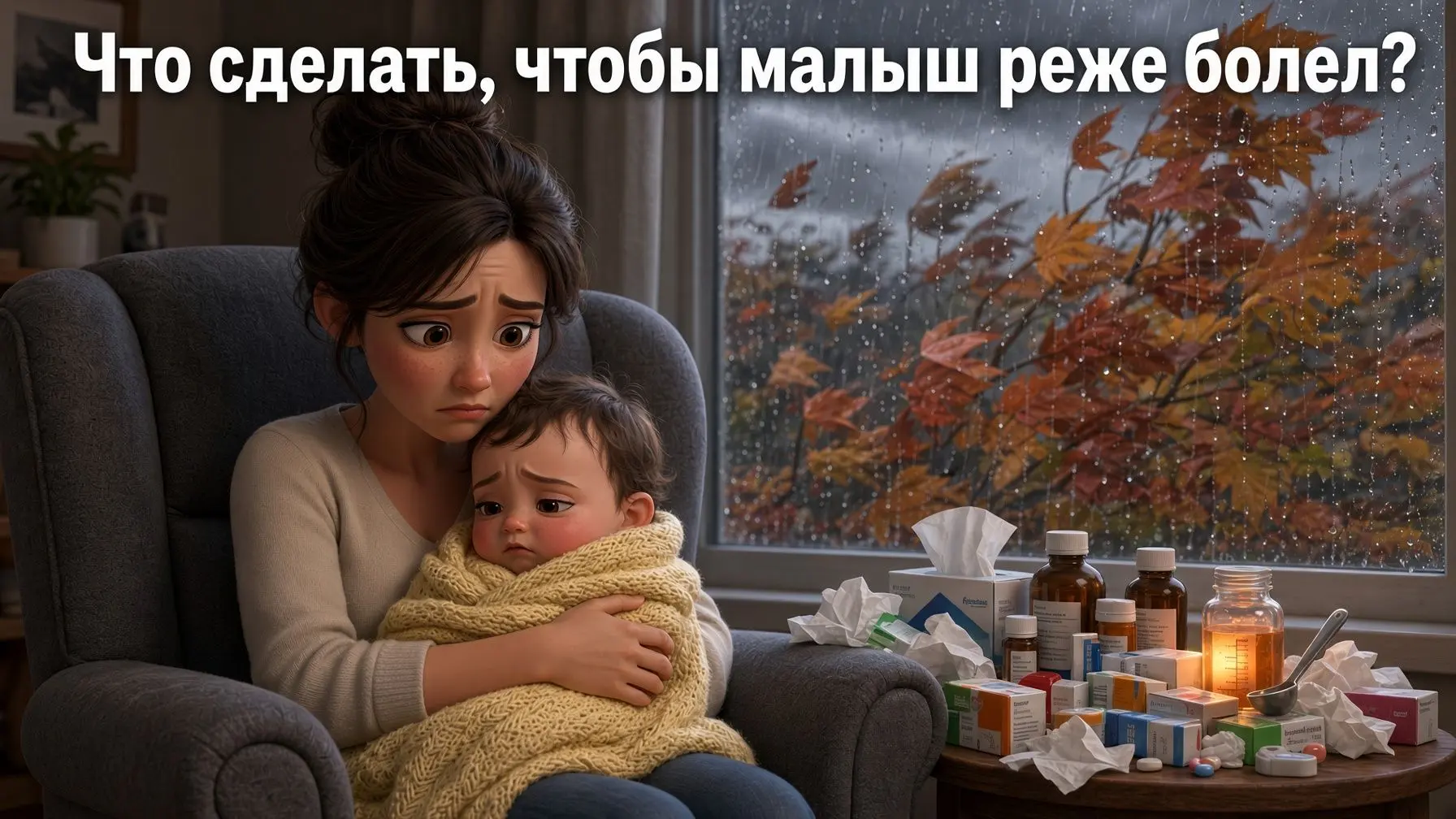 Что делать, чтобы ребёнок меньше болел?