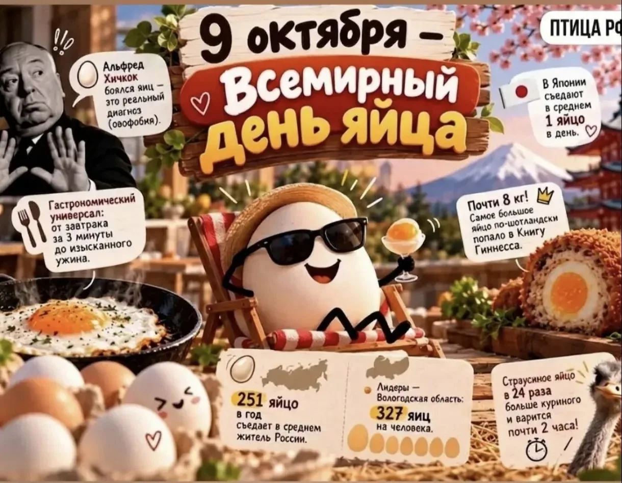 С Днём яйца, дорогие! 🥚 😁