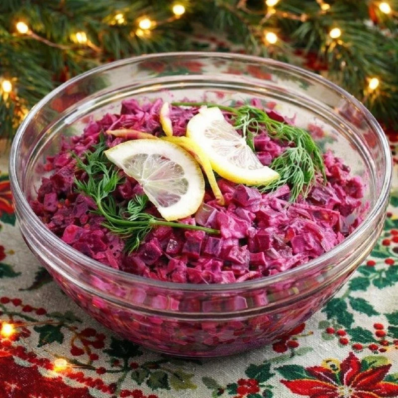 СВЁКОЛЬНЫЙ САЛАТ С МАРИНОВАННЫМИ ОГУРЦАМИ — СВЕЖИЙ, ЛЁГКИЙ, С ПРИЯТНОЙ КИСЛИНКОЙ, ХРУСТ...