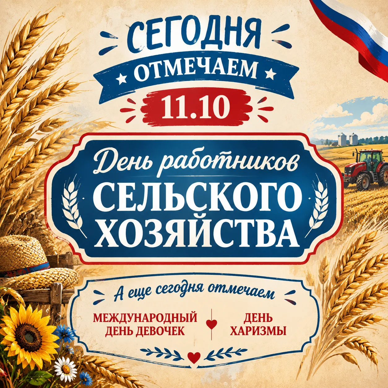 11 октября отмечаем