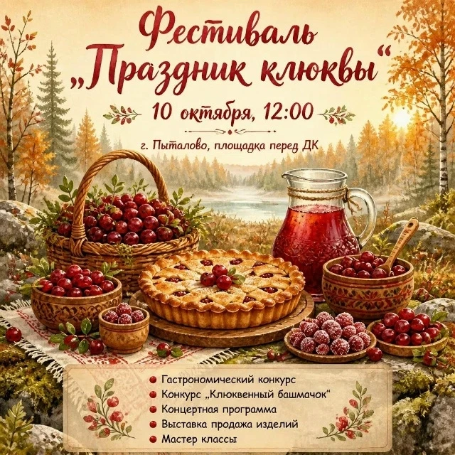 🍎 «Праздник клюквы» в Пыталово
