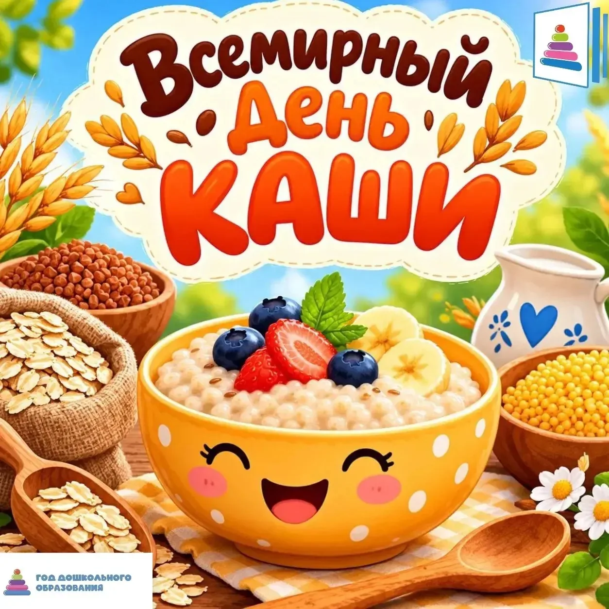 🌟 Всемирный день каши в нашем саду! 🍲🥣