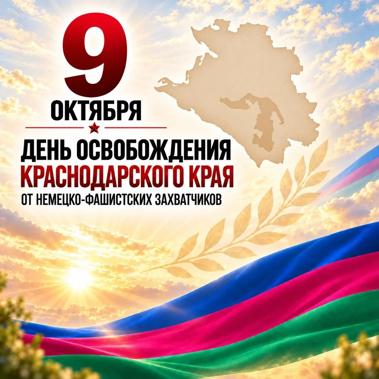 Сегодня особенная дата для нашего края – годовщина освобождения Кубани от фашистских за...