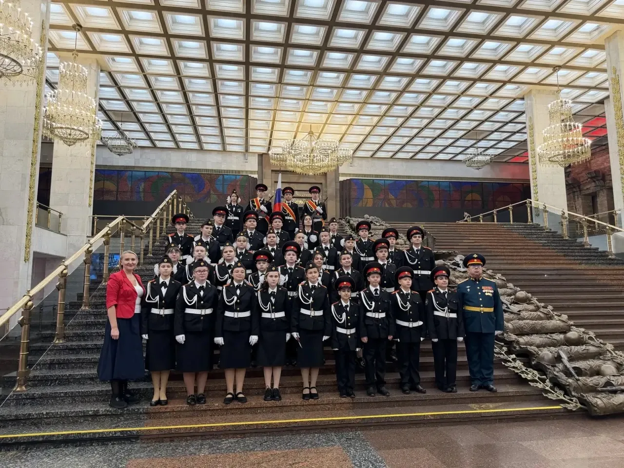 КАДЕТЫ 7 «К» ПРИНЯЛИ ПРИСЯГУ В МУЗЕЕ ПОБЕДЫ