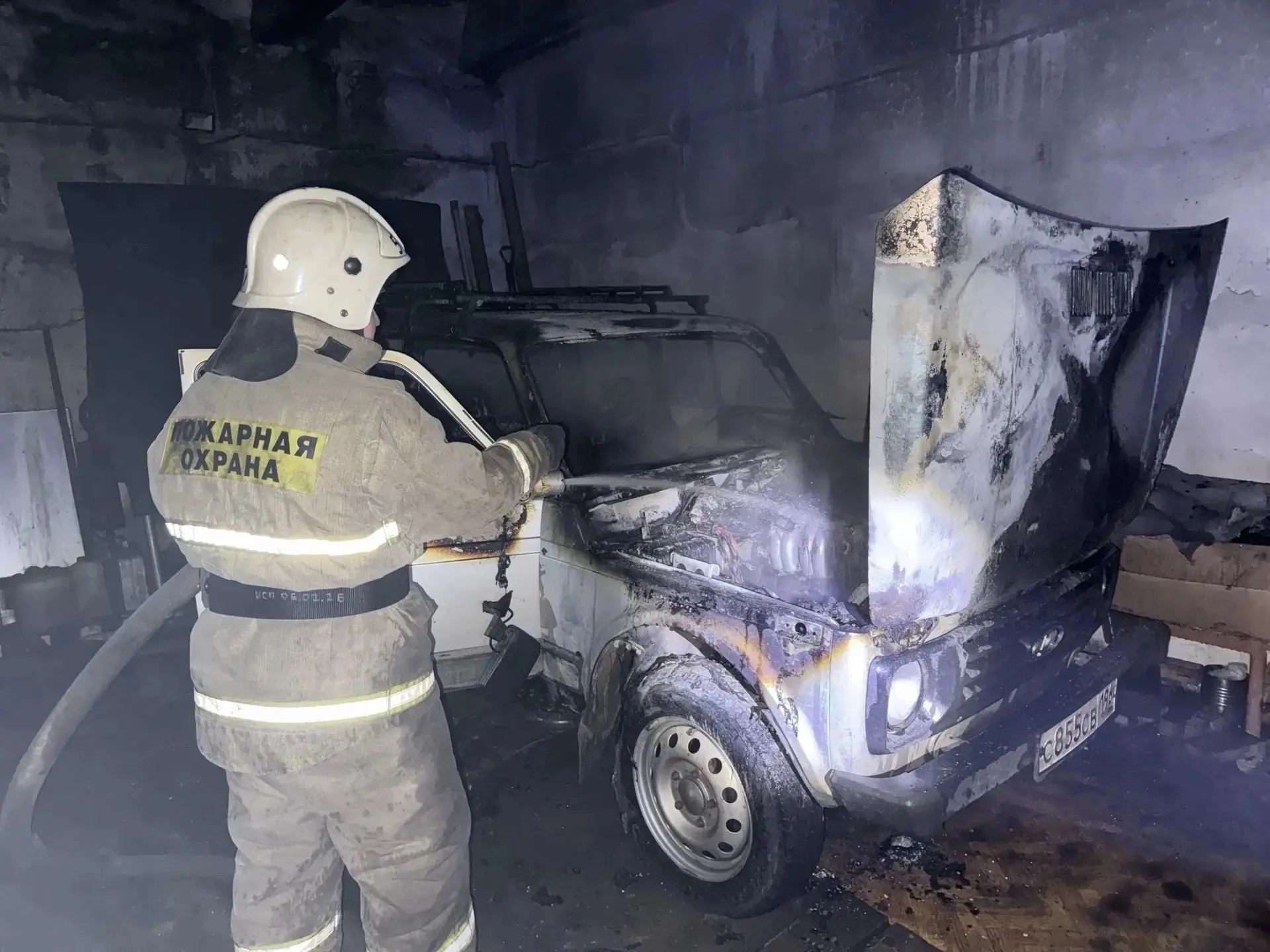 🔥 Пожар в гаражном кооперативе Краснотурьинска