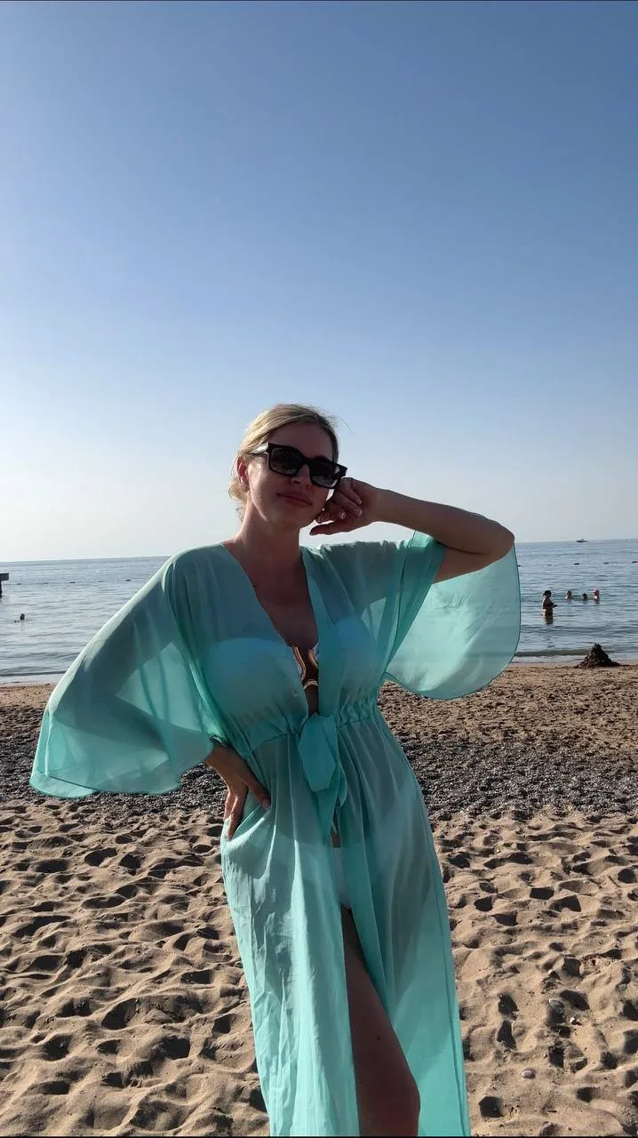 Но и насладиться морюшком успела))