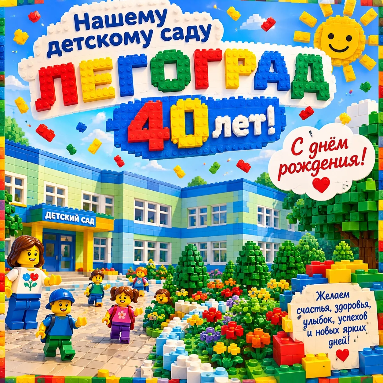 «Легограду» — 40 лет! 🎈