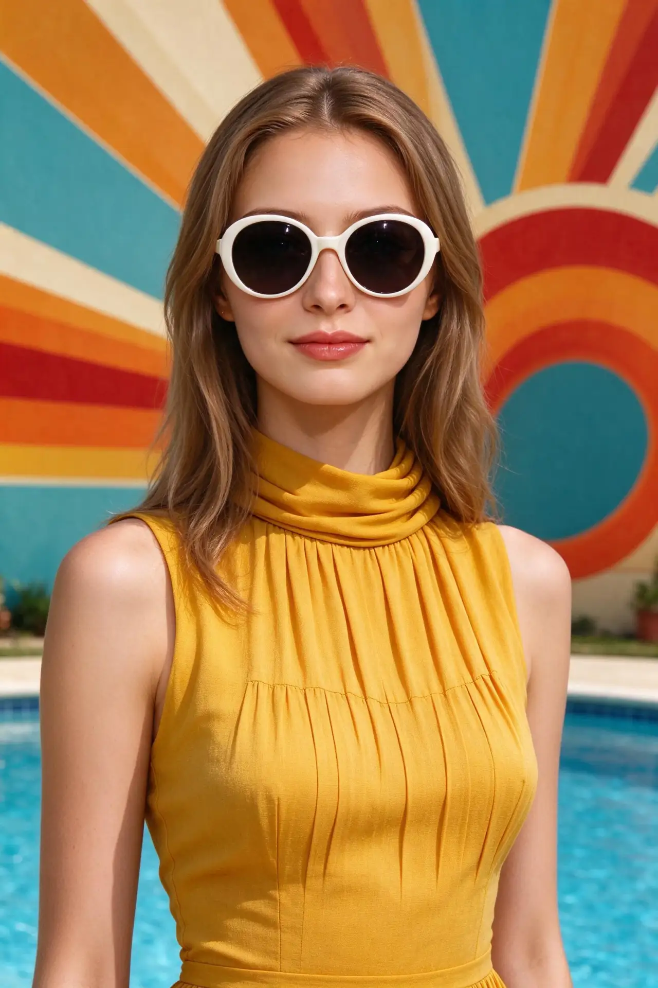 🕶️ Ретро у бассейна